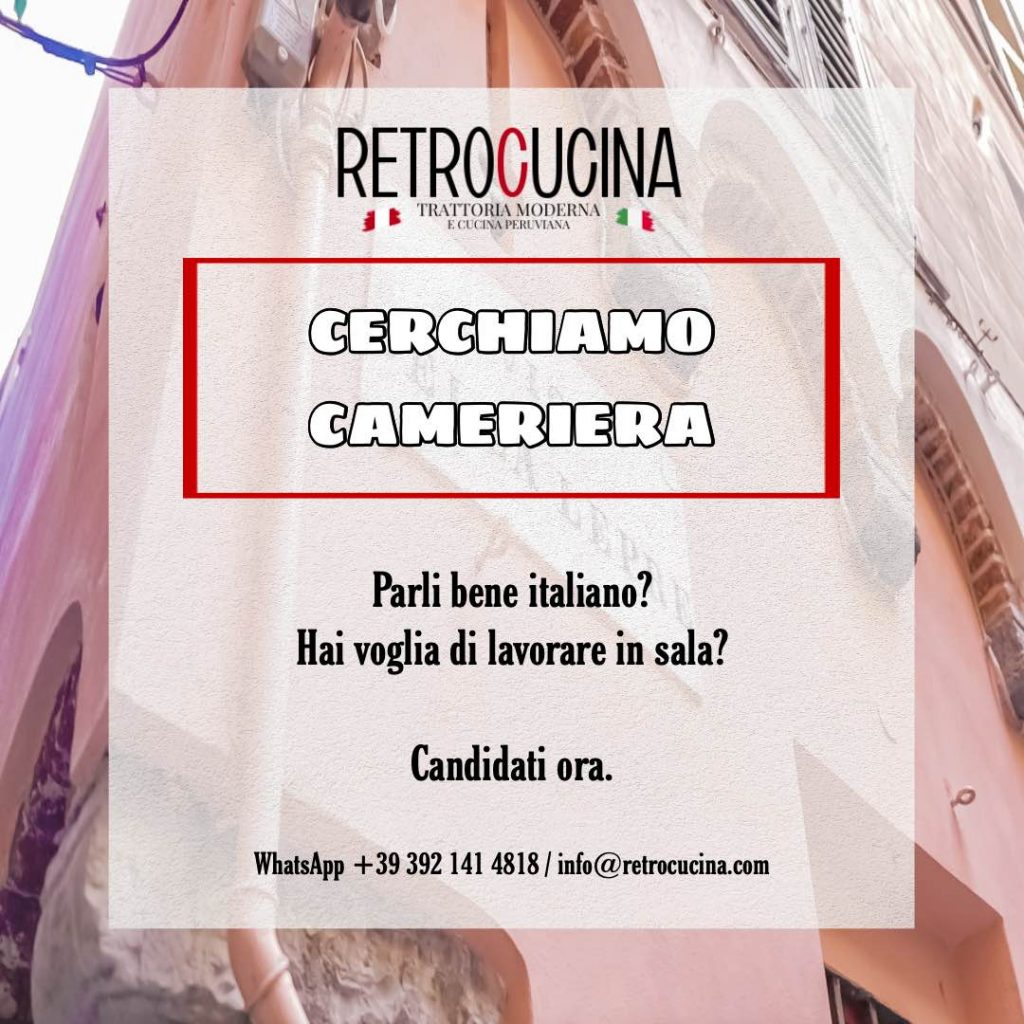 Cerchiamo Cameriera a Genova